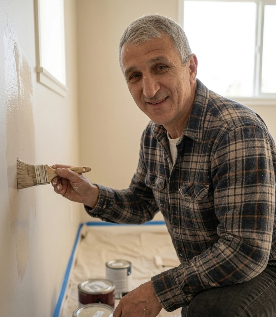 Catalin Afloarei, imbianchino professionista a Ladispoli